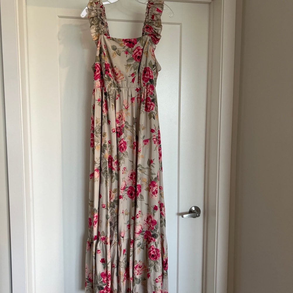 Torrid Ruffle Strap Maxi Dress